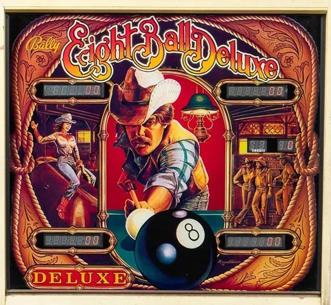 Eight Ball De Luxe, Backglas