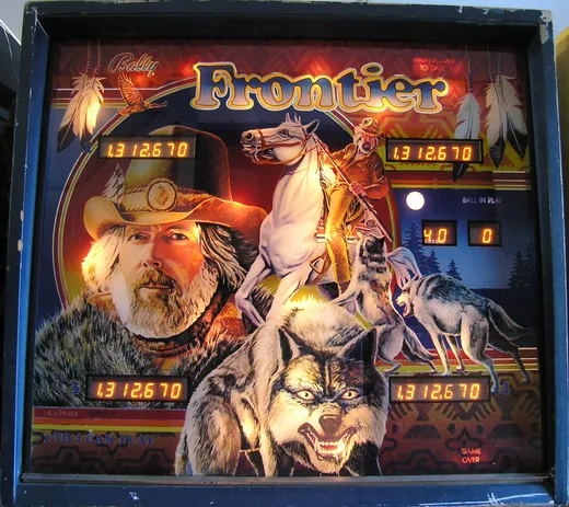 Frontier, Backglas