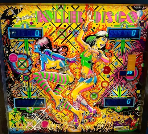 Roller Disco, Backglas