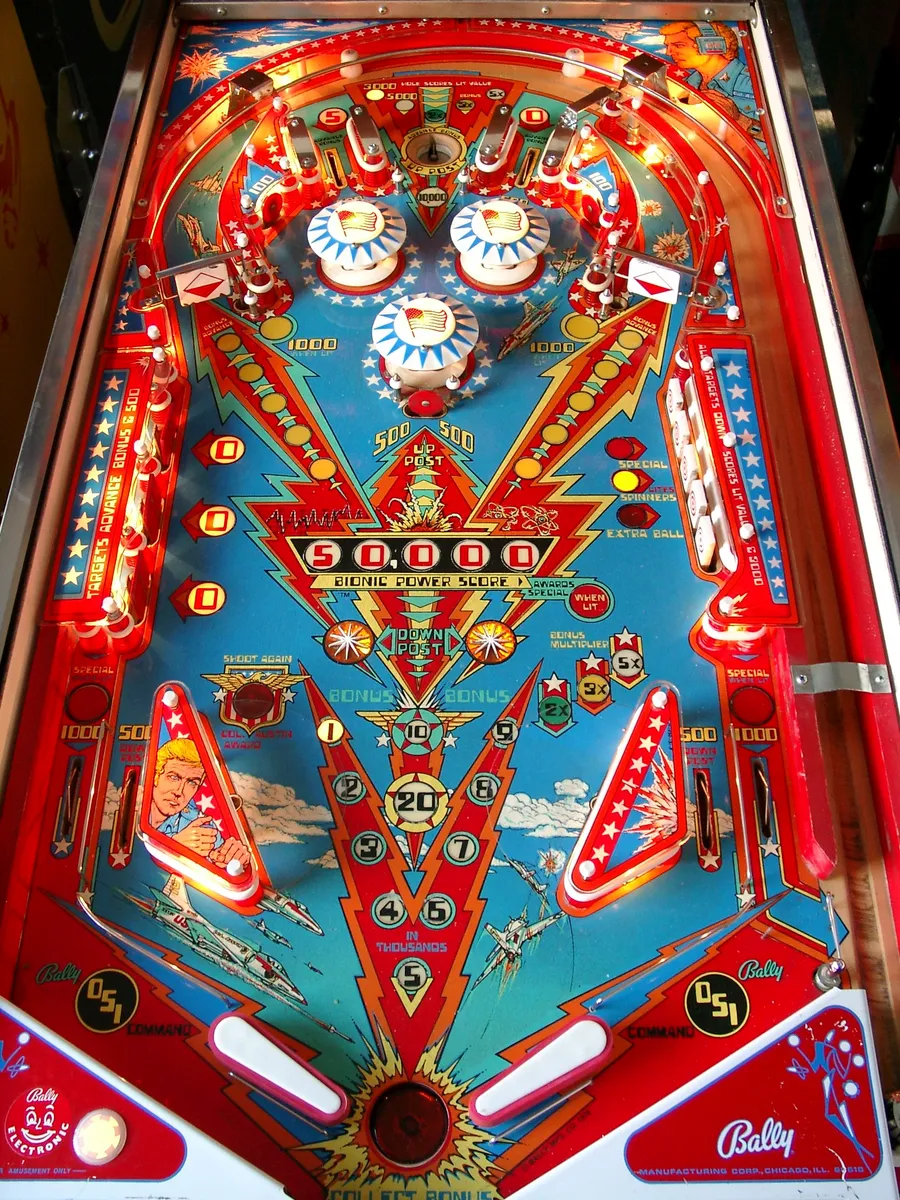 The Six Million Dollar Man, Spielfeld